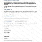 Skannad A4-sida (sida 3 av 9) av ett äktenskapsförord med text