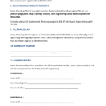 Skannad A4-sida (sida 3 av 9) av ett äktenskapsförord med text