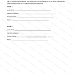 A4-sida (sida 4 av 6) av en allmän fullmakt med tryckt text, fält för uppgifter och underskrift