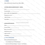 Första sidan av ett A4-andrahandsuthyrningsavtal med text, blanketter och underskriftsfält