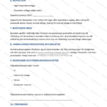 Sida 3 av 5 av ett A4 andrahandsuthyrningsavtal, utskrivet formulär med text, punkter och underskriftsfält