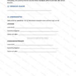 Skannat andrahandsuthyrningsavtal på A4, uppslag med sidorna 4–5, text och underskriftsfält