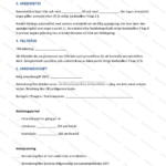 Sida 2 av 5 i arrendeavtal för åkermark, A4-dokument med text och rubriker