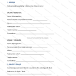 Avbetalningsavtal på A4-format, sida 1 av 5 (skalerad bild)