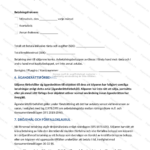 Avbetalningsavtal, A4-sida 3 av 5 med tryckt text, tabeller och underskriftsfält