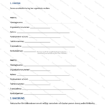 Första sidan av en A4-avsiktsförklaring (sida 1 av 5), nedskalad bild