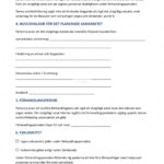 Andra sidan av en avsiktsförklaring (A4), sida 2 av 5, text med stycken och signaturfält, skannad/skalad
