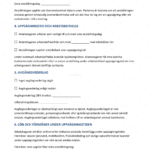 Skannad A4-sida (sida 2) av avtal om avslutande anställning, med text och signaturfält.