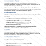 Skannad A4-sida 3 av 5 av avtal om distansarbete med text och rubriker