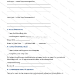 Skannad A4-sida (sida 3 av 5) av ett avvittringsavtal med tryckt text och handskrivna underskrifter