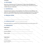 Uppslag av avvittringsavtal på A4, sidorna 4–5 med text, rubriker och underskriftsfält