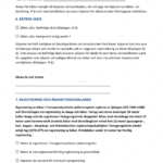 Skannad A4-sida av båtköpebrev, sida 3 av 5 med text, tabeller och signaturfält
