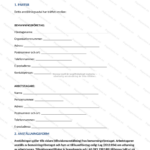 Första sidan av ett bemanningsavtal (A4), sida 1 av 5, utskrivet dokument med rubriker och stycken