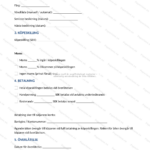 A4-sida 2 av ett bilköpebrev med tryckt text och ifyllda fält, skannad och skalad