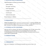 Bilköpebrev på A4, sida 4 av 5 med kontraktstext och underskrifter