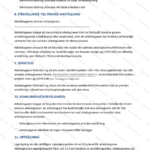 A4-dokument, sidor 3–4 av ett anställningsavtal om bisyssla med tryckt text och underskrifter