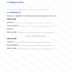 Sida 4 av 4 i bisyssloanställningsavtal (A4), sista sidan med underskrifter och avtalsvillkor