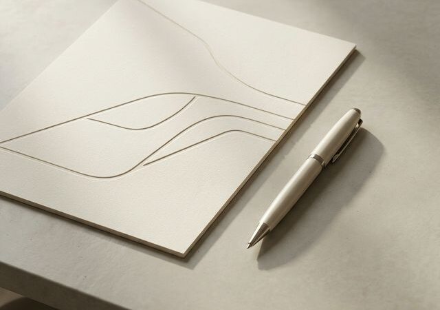 Person skriver på laptop vid skrivbord med anteckningar, smartphone och diagram — blogg om företagande