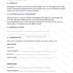 Sida 4 av A4-dokument: deltidsanställningsavtal med löpande text och underskriftsfält