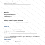 Entreprenadavtal på A4, sida 2 av 4 med text och signaturrader