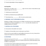 Skannade A4-sidor 3–4 av ett entreprenadavtal med text, rubriker och signaturfält