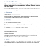 Andra sida av A4-dokument: fastighetsköpebrev (sida 2 av 4) med tryckt text, tabeller och underskriftsfält