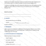 Fordonsköpeavtal i A4-format, sida 3 av 4 med avtalstext och underskriftsfält