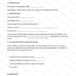 Skannad A4-sida: förhandsavtal vid fastighetsköp, sida 2 av 4