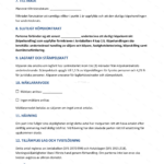 Sidor 3–4 av ett A4-förhandsavtal för fastighetsköp, skannat dokument med text och rubriker