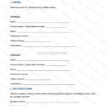 Hyresavtal för fritidsbostad, A4 sida 1 av 4 med text och underskriftsfält