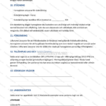 Skannad A4-sida av hyresavtal för fritidsbostad (sida 4), text med punkter och underskriftsfält.