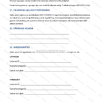 Sida 4 av 4 av garagehyresavtal på A4, skannat kontrakt med text, villkor och underskrifter