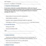 Ett A4-gåvobrev för lösöre, sida 2 av 4 — skannad sida med text och underskrift