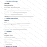 Första sidan av ett A4-dokument om hävning av hyresavtal, sida 1 av 4.