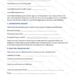 Skannad A4-sida av hemskillnadsavtal, sida 4 av 4 med tryckt text och underskrifter.