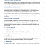 Tredje sidan av ett A4-hyresavtal, utskrivet dokument med text och rubriker