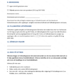 Sida 3 av A4-intressebevakningsfullmakt, formellt dokument med textparagrafer, kryssrutor och utrymme för underskrift