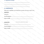 Sida 4 av arrendeavtal för jordbruksmark på A4, utskrivet dokument med text och formulärfält för underskrift