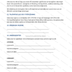 A4 sidan 4 av ett uthyrningsavtal för källarförråd med paragraftext och signaturfält