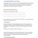 Andra sidan av ett konkurrensförbudsavtal på A4, utskrivet dokument med text och underskriftsfält