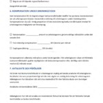 Tredje sidan av ett konkurrensförbudsavtal (A4), skannad text med paragrafindelning och underskriftsfält