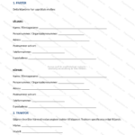 Skannad första sida av köpebrev för traktor (A4) med text och fält för namn, datum och signatur