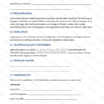 Sida 3 av kreditavtal i A4-format, skannad dokumentbild med löpande text och avtalsvillkor.