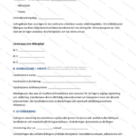 Tredje sidan av ett A4-dokument med läroavtal, tryckt text och formaterade rubriker