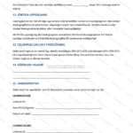 Sida 4 av leasingavtal i A4-format med tryckt text, punkter, tabeller och underskriftsfält