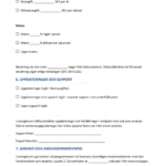 Tredje sidan av ett A4-licensavtal för programvara, med tryckt löptext, paragrafer och signaturruta.