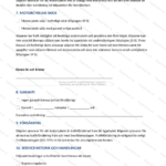 Tredje sidan av A4-motorcykelköpebrev, utskrivet formulär med text och fält för underskrifter