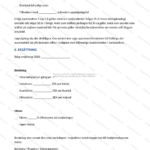 Tredje sidan av ett nyttjanderättsavtal i A4-format med textparagrafer och underskriftsrader