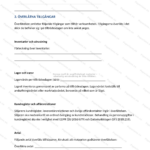 Andra sidan av ett A4-överlåtelseavtal för verksamhet med tryckt text och signaturfält