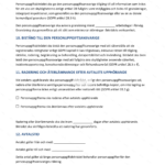 Sida 4 av ett personuppgiftsbiträdesavtal i A4-format, tryckt text med paragrafer och rubriker.